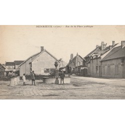 02 BERRIEUX. Rue de la Place publique bien animée