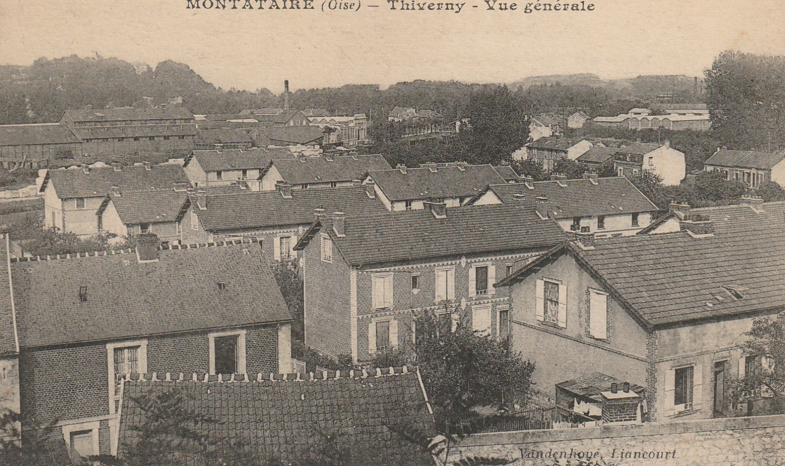 60 MONTATAIRE. Thiverny vue générale