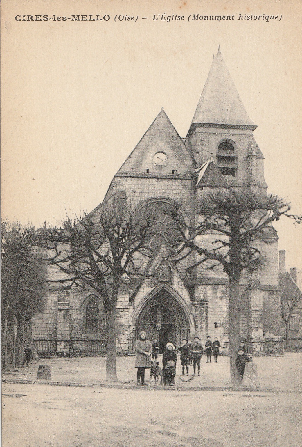 60 CIRES-LES-MELLO. L'Eglise belle animation