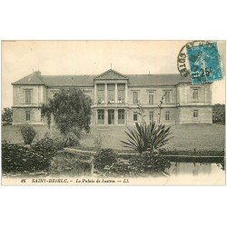 carte postale ancienne 22 SAINT-BRIEUC. Le Palais de Justice 1927