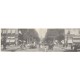 75009 PARIS. Attelages Boulevard des Italiens. Carte panoramique jeu Société Générale double 28 x 9 cm