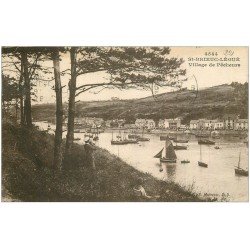 carte postale ancienne 22 SAINT-BRIEUC. LEGUE. Village de Pêcheurs 1923