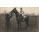 Photo cpa Sports HIPPISME Courses Hippodrome Paris. Cheval L'YSER BOB monté par BARRE