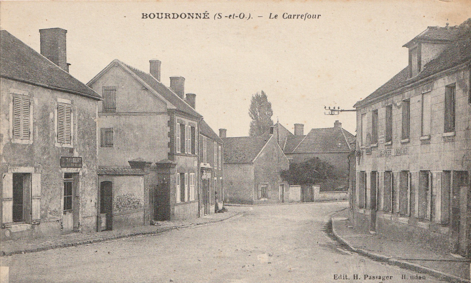 78 BOURDONNE. Le Carrefour. Tabac Tonnelier et Sellier