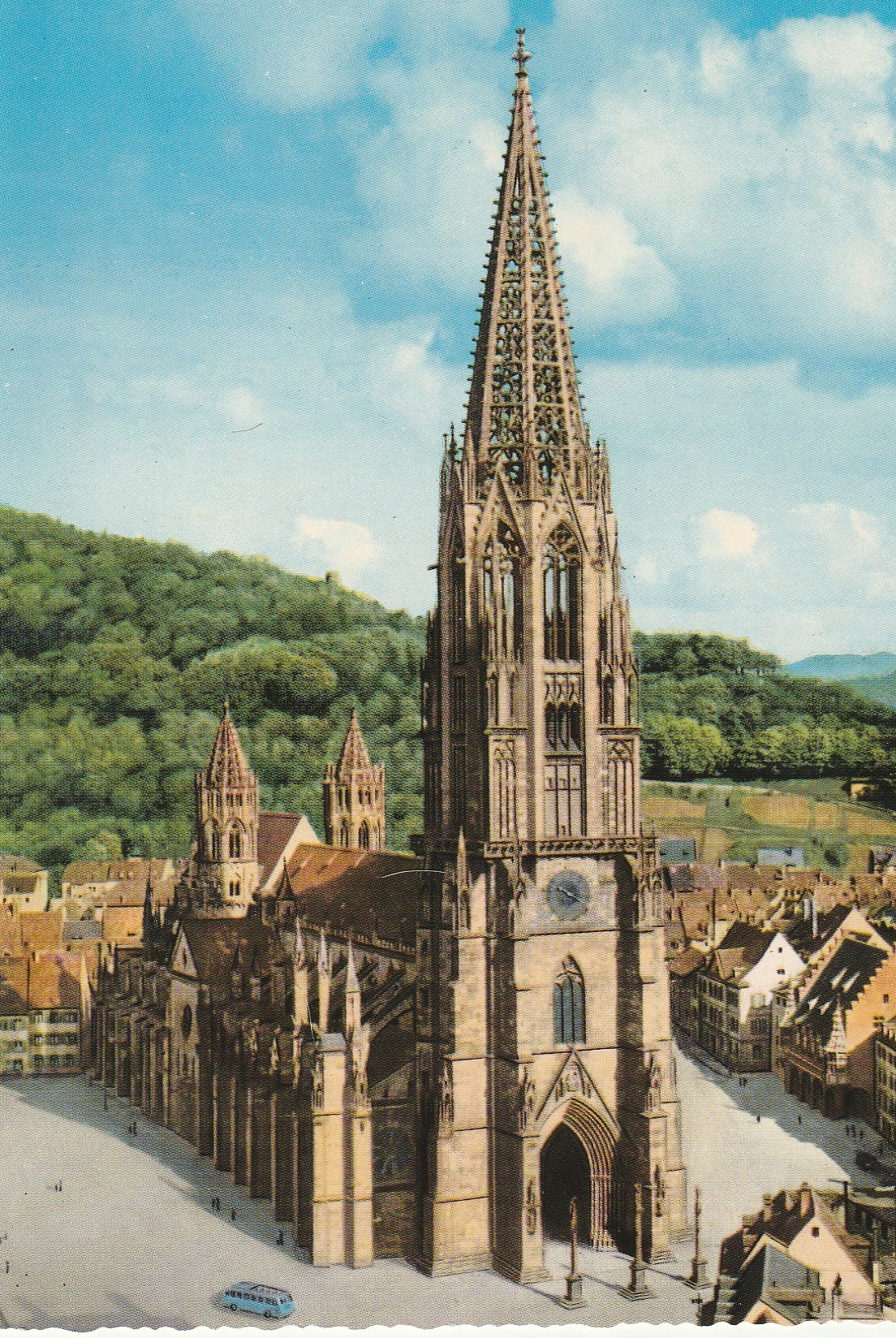 Photo Cpsm grand format Allemagne FREIBURG. Im Breisgau