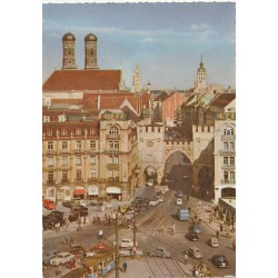 Photo Cpsm grand format Allemagne MÜNCHEN Karlstor