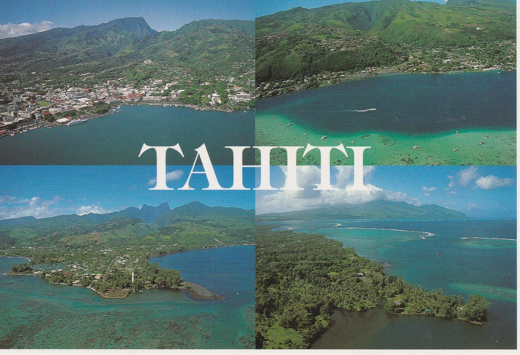 Photo Cpsm grand format TAHITI. Port de Papeete