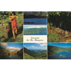 Photo Cpsm grand format ILES MARQUISES. La Baie des Vierges Fathueva