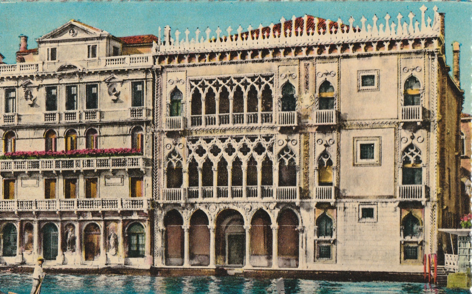 4 x Photo cpsm petit format VENEZIA VENISE. Cà d'Oro, Basilica S. Marco & della Salute