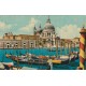 4 x Photo cpsm petit format VENEZIA VENISE. Cà d'Oro, Basilica S. Marco & della Salute