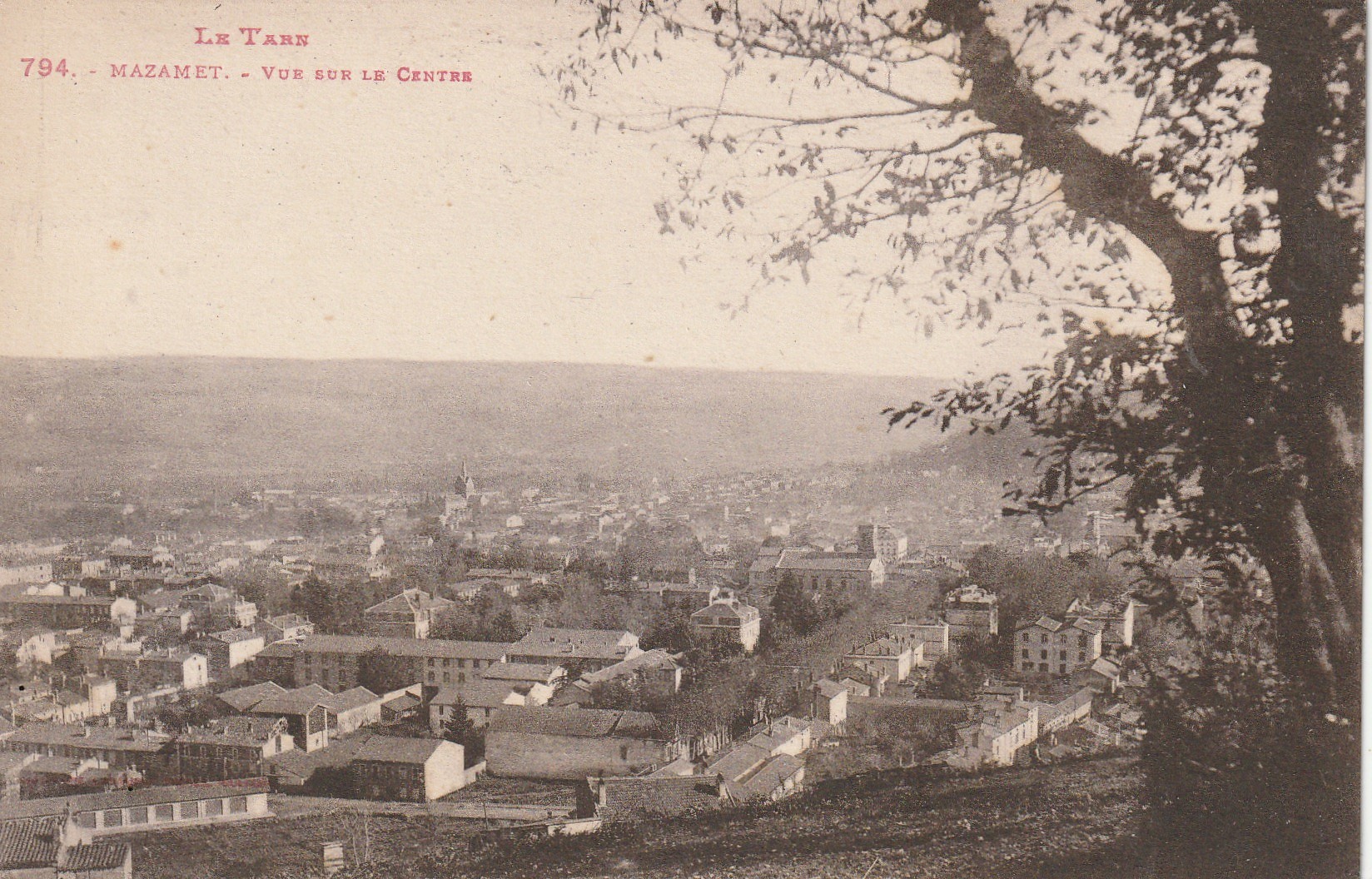 81 MAZAMET. Vue sur le Centre