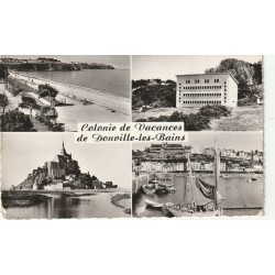3 x Photo cpsm petit format 50 DONVILLE-LES-BAINS. Colonie de Vacances CAROLLES-ENDEVILLE & SAINT-PAIR-SUR-MER