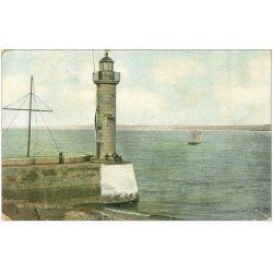 carte postale ancienne 22 SAINT-BRIEUC. Phare du Légué 1914