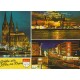2 x Photo cpsm grand format Allemagne BURG RHEINSTEIN & KÖLN AM RHEIN
