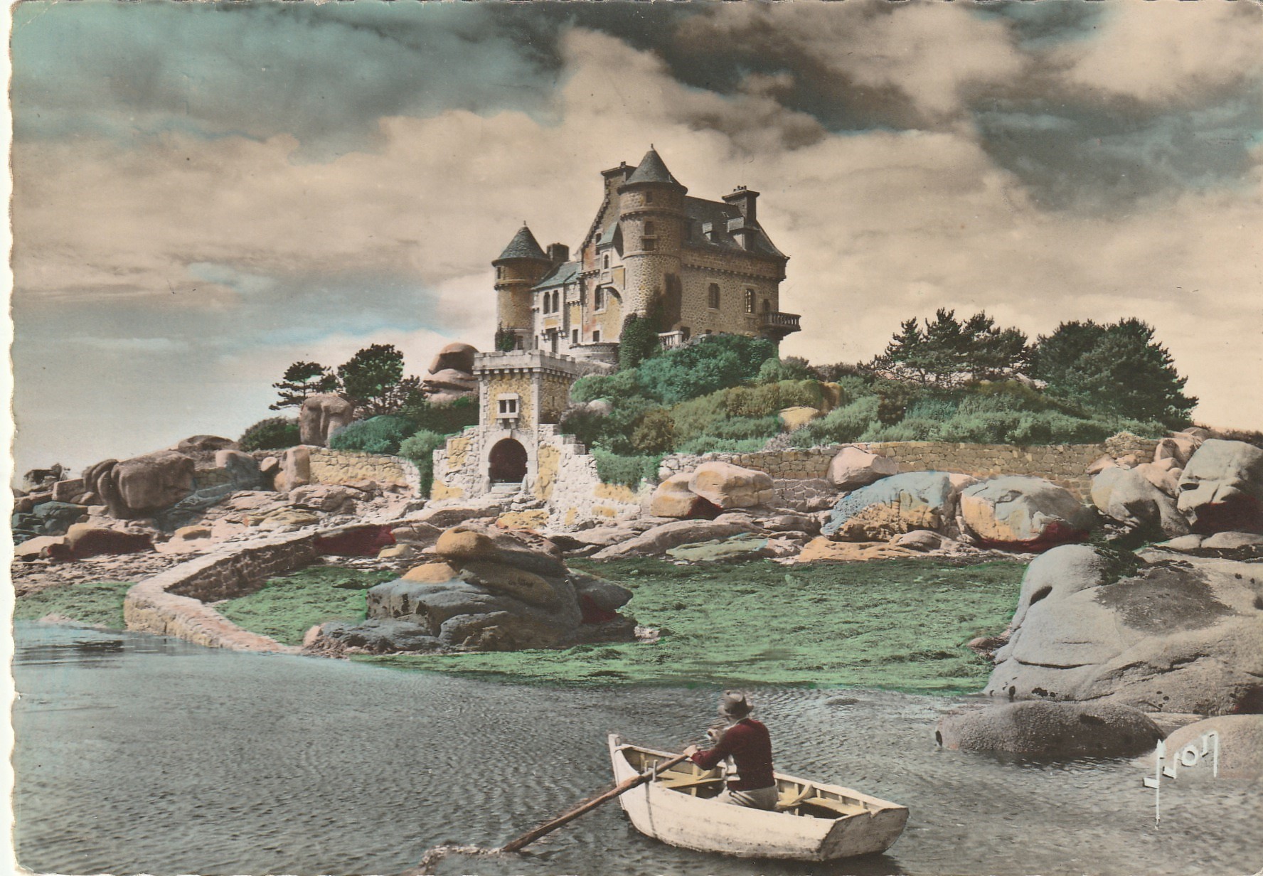 2 x Photo cpsm grand format 22 PLOUMANAC'H & PERROS-GUIREC 1974