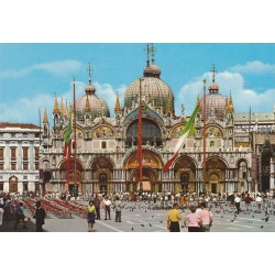 2 x Photo cpsm grand format VENEZIA VENISE. Basilica S. Marco et Canal de la Canonica