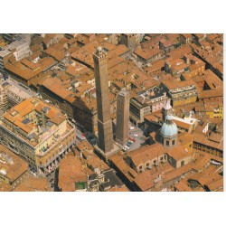 2 x Photo cpsm grand format BOLOGNA. Veduta aerea