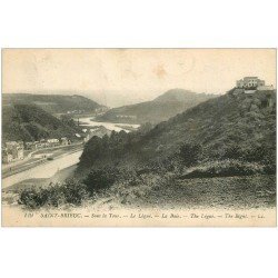 carte postale ancienne 22 SAINT-BRIEUC. Sous la Tour, le Légué et la Baie