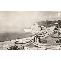2 X photo cpa 76 ETRETAT & SAINT-PALAIS-SUR-MER 1970