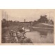 61 BELLEVILLE. Lavandière au Lavoir 1934 carte très RARE !...