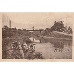 61 BELLEVILLE. Lavandière au Lavoir 1934 carte très RARE !...