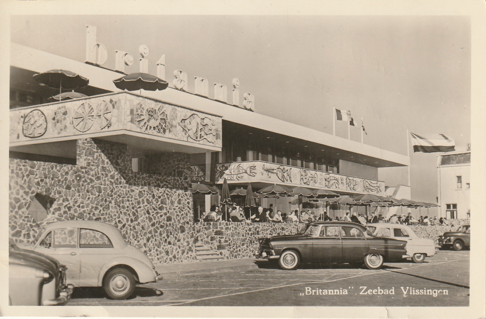 Pays-Bas BRITANNIA. Zeebad Vlissingen 1959