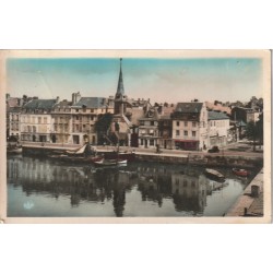 Photo cpsm petit format 14 HONFLEUR. Quai Saint-Etienne 1951