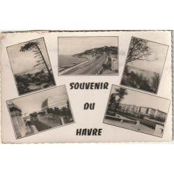 Photo cpsm petit format 76 LE HAVRE Le Port 1954