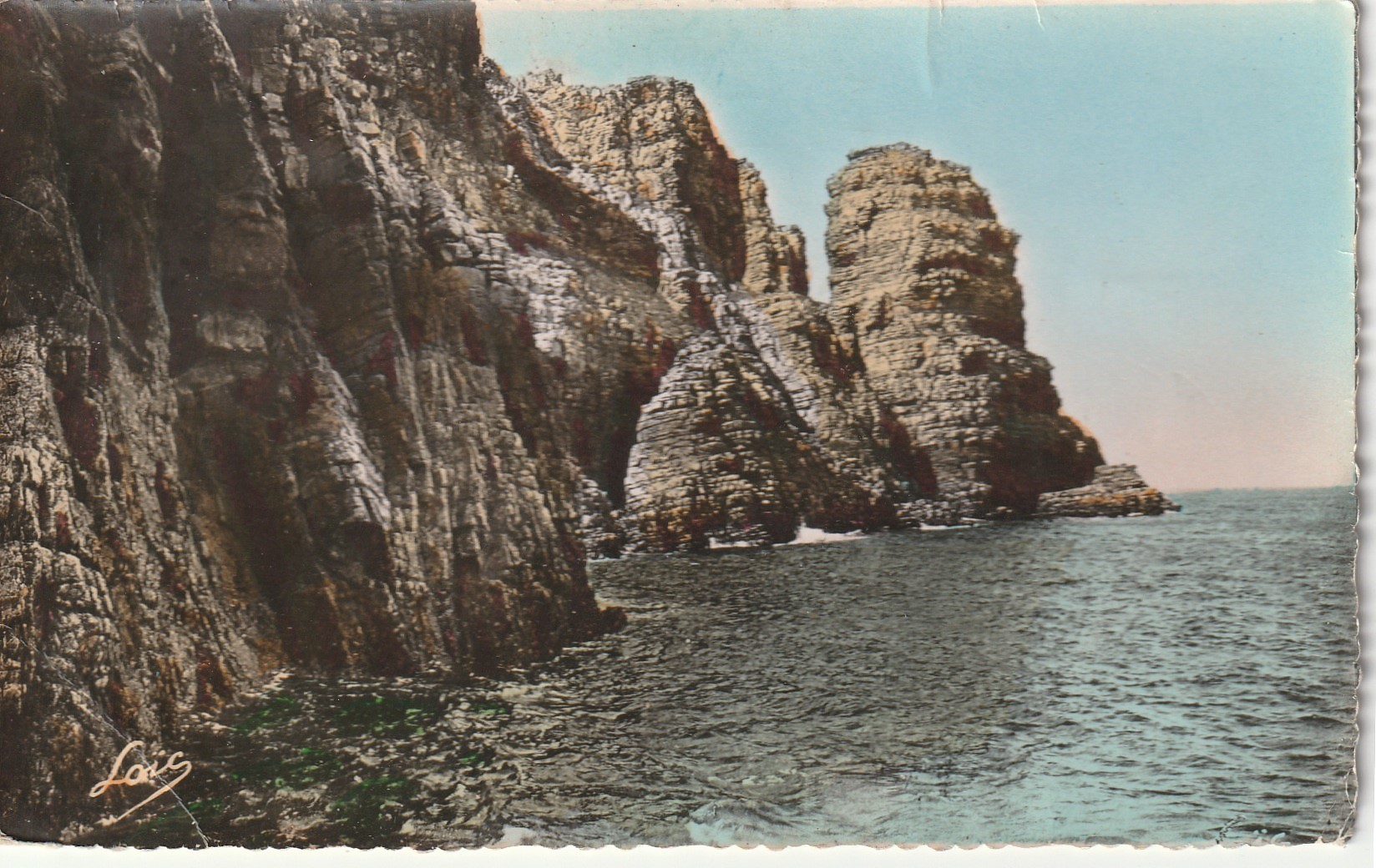 Photo cpsm petit format 22 CAP FREHEL. La Pointe 1956