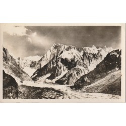 Photo cpsm petit format 74 CHAMONIX. Les Grandes Jorasses 1950
