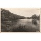 Photo cpsm petit format 24 LE BUISSON. La Dordogne vers la Fontaine pétrifiante 1950
