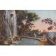 Photo cpsm petit format 06 NICE. La Cascade du Château vers 1960