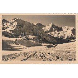 Photo cpsm petit format AUTRICHE Hochalpiner Wintersportplalz Kühtai Längental Tirol