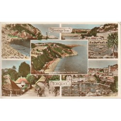 Photo cpsm petit format Angleterre TORQUAY 1957