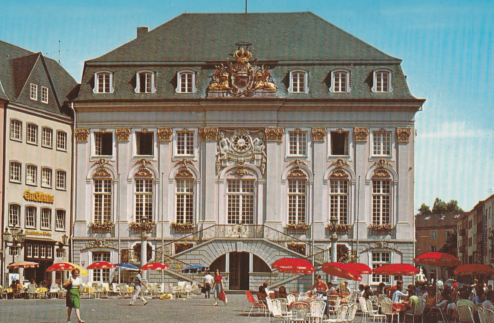 7 Photo cpsm grand format Allemagne BONN. Rathaus,Palais Schaumburg, Beethovendenkmal & Catthédral