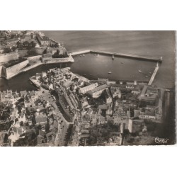 Photo cpsm grand format 56 LE PALAIS-BELLE-ILE. Centre et Fort 1953