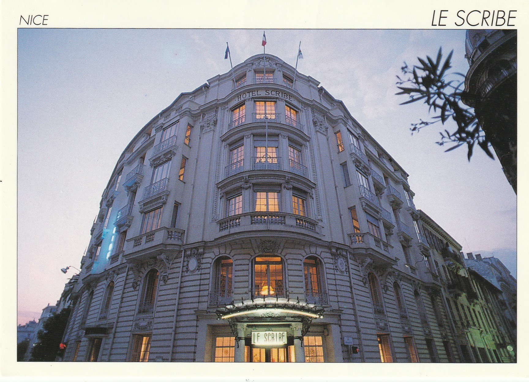 Photo cpsm grand format 06 NICE. Le Scribe 20 av G. Clémenceau