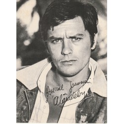 Photo cpsm grand format Artistes Acteur ALAIN DELON