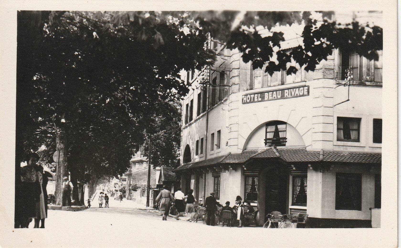 Photo Cpsm petit format 01 SEYSSEL. Hostellerie du Beau Rivage