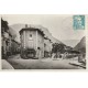 Photo Cpsm 01 SAINT-RAMBERT-EN-BUGEY. Grande Rue et Quai Lucien Franc Café Restaurant Davier 1949