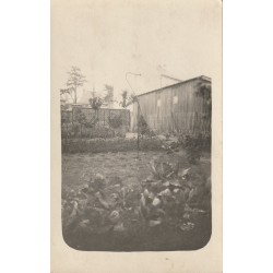02 SOISSONS. Photo carte postale d'un Jardin au 39 Route de Chevreuse