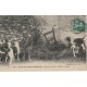 02 VILLERS-COTTERETS. Chasse à courre Equipage Menier vers 1910. Hallali à Valigny