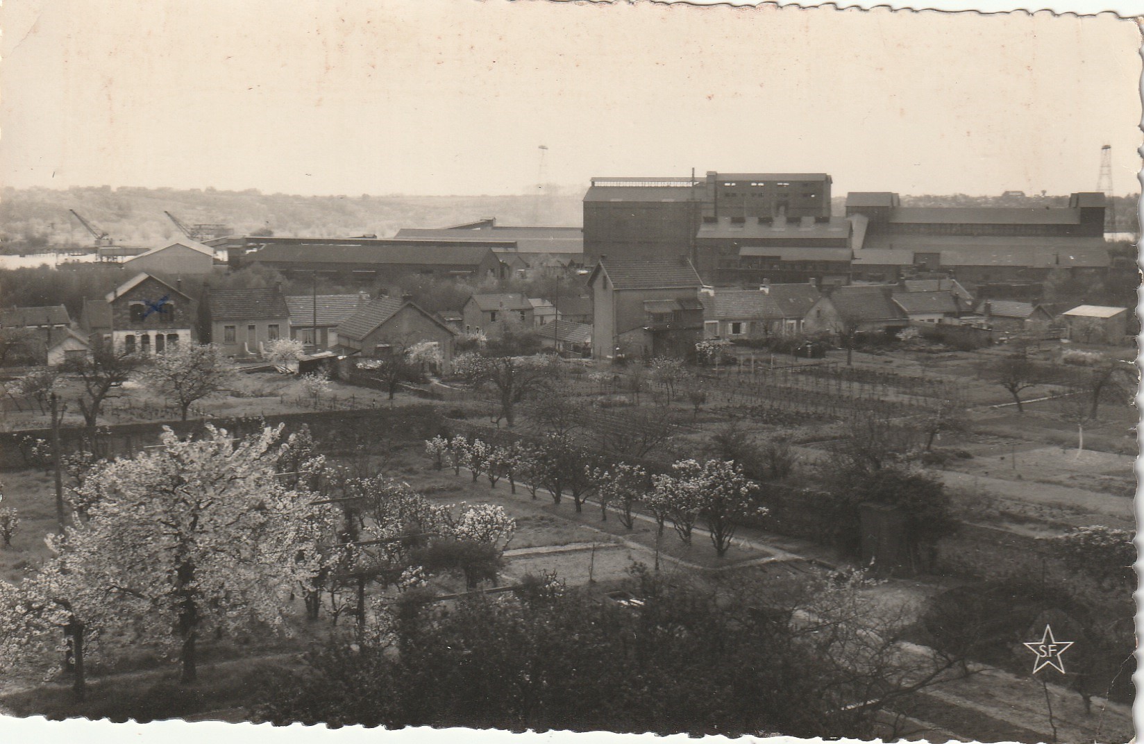 Photo Cpsm petit format 44 HAUTE-INDRE 1965