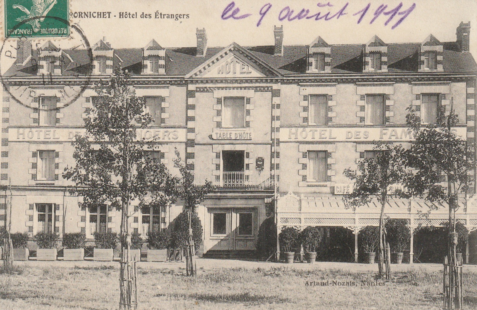 44 PORNICHET. Hôtel des Etrangers 1911