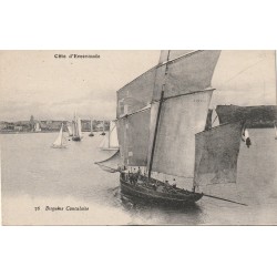 35 CANCALE. Bisquine Cancalaise retour de Pêche