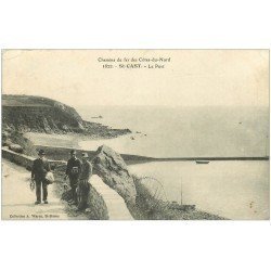 22 SAINT-CAST. Le Port avec Pêcheurs 1908