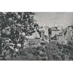 Photo Cpsm grand format 06 TOURRETTES-SUR-LOUP. Pour Millau. Timbre de 008 centimes...
