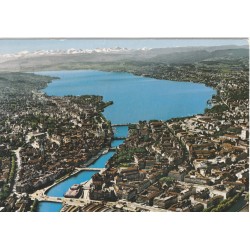 4 photo cpsm grand format Suisse ZÜRICH 1970