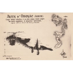 07 AVEN D'ORGNAC d'après levé du Service des Ponts et Chaussées