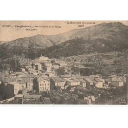 07 BURZET. Village depuis le Chemin de la Valette 1911